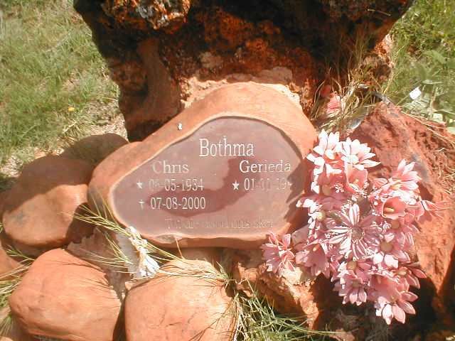 BOTHMA Chris 1934-2000 &amp; Gerieda 194?-