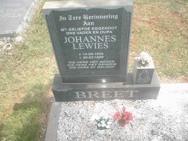 BREET Johannes Lewies 1909-1999