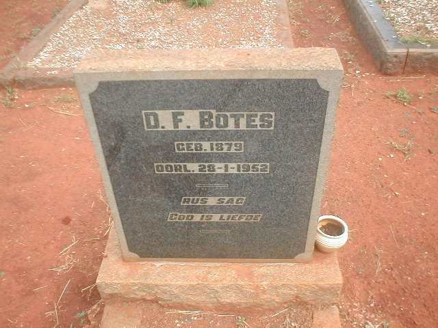 BOTES D. F. 1879-1952