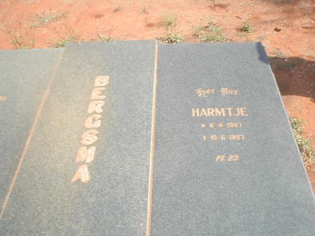 BERGSMA Harmtje 1907-1987