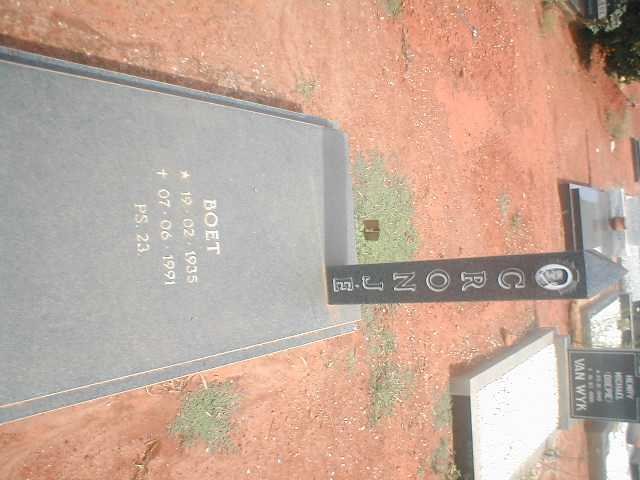 CRONJE Boet 1935-1991