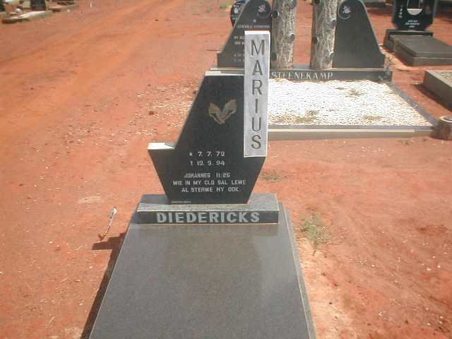 DIEDERICKS Marius 1972-1994