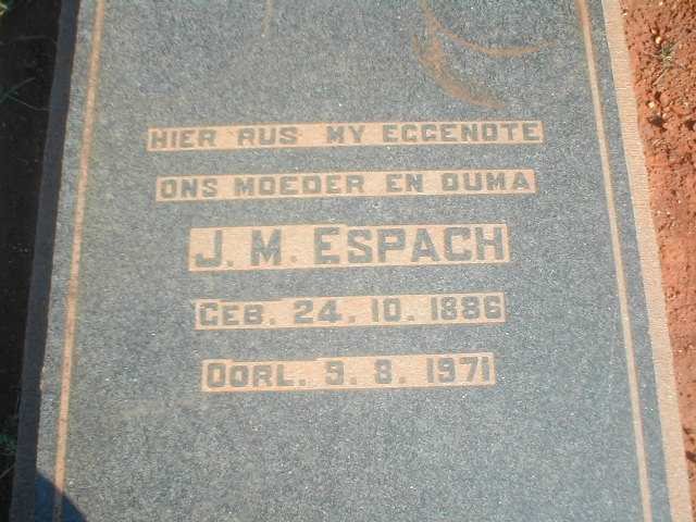 ESPACH J.M. 1886-1971