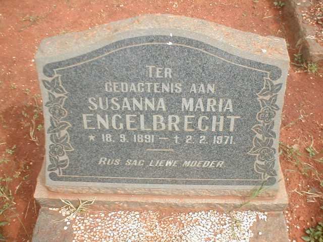 ENGELBRECHT Susanna Maria 1891-1971