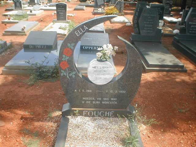 FOUCHÉ Ella 1914-1992