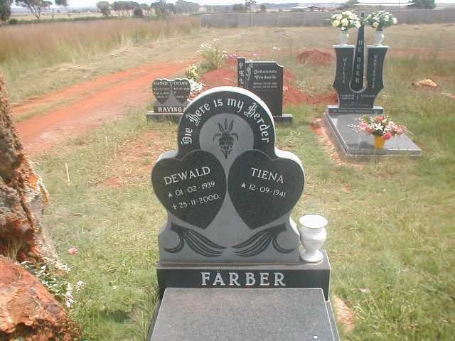 FARBER Dewald 1939-2000 &amp; Tiena 1941-