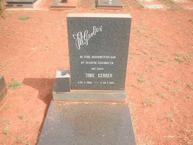 GERBER Tonie 1930-1974