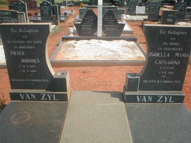 ZYL  Pieter Johannes, van 1909-1990 &amp; Isabella Maria Catharina 1909-198?