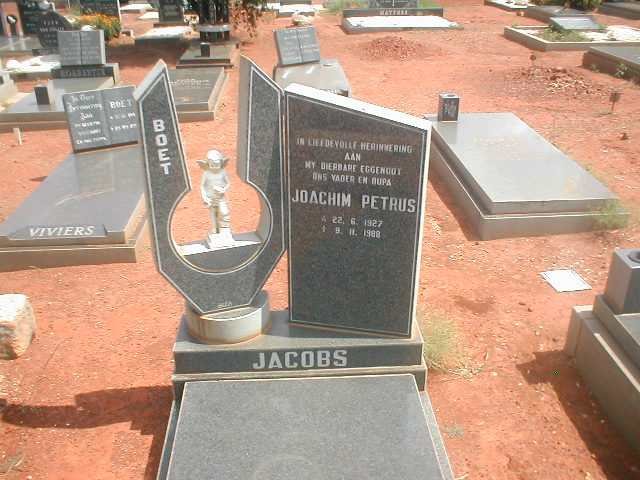 JACOBS Joachim Petrus 1927-1988