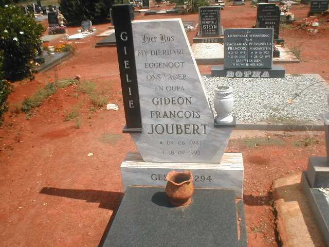 JOUBERT Gideon Francois 1941-1993