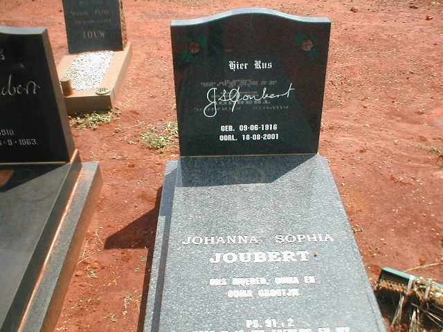 JOUBERT Johanna Sophia 1916-2001