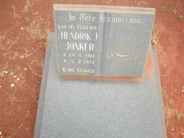 JONKER Hendrik J. 1914-1977