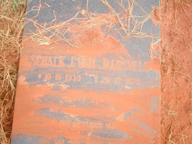 JAARSVELD Schalk J., van 1939-1978