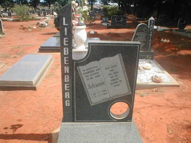 LIEBENBERG Johannie 1940-1993