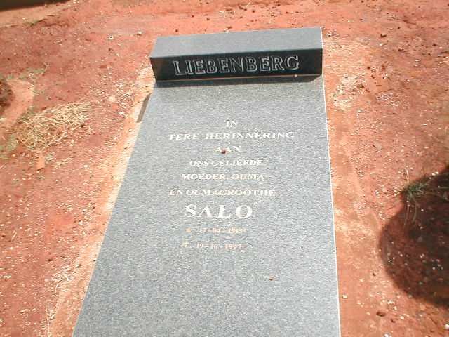LIEBENBERG Salo 1913-1992