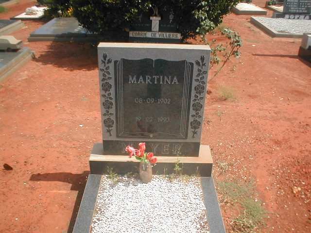 MEYER Martina 1902-1993