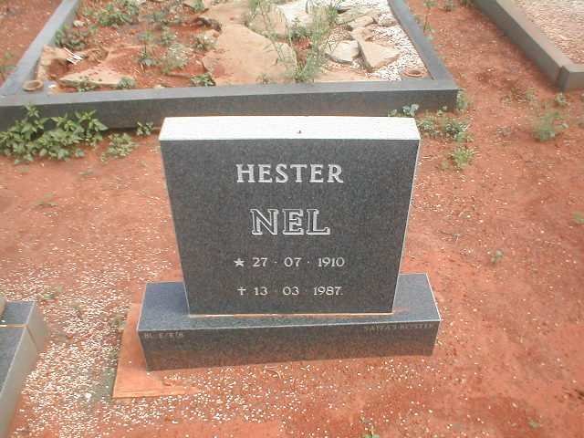 NEL Hester 1910-1987