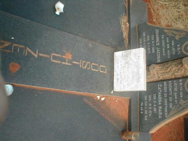OOSTHUIZEN Johannes Jacobus 1888-1975 &amp; Catharina Maria 1897-1974