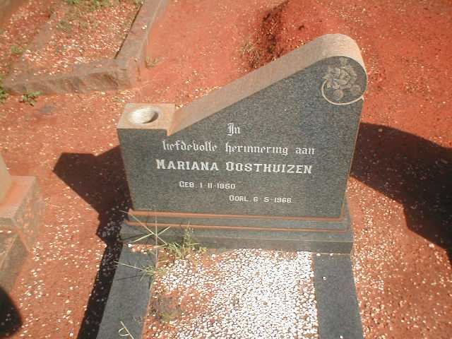 OOSTHUIZEN Mariana 1950-1968