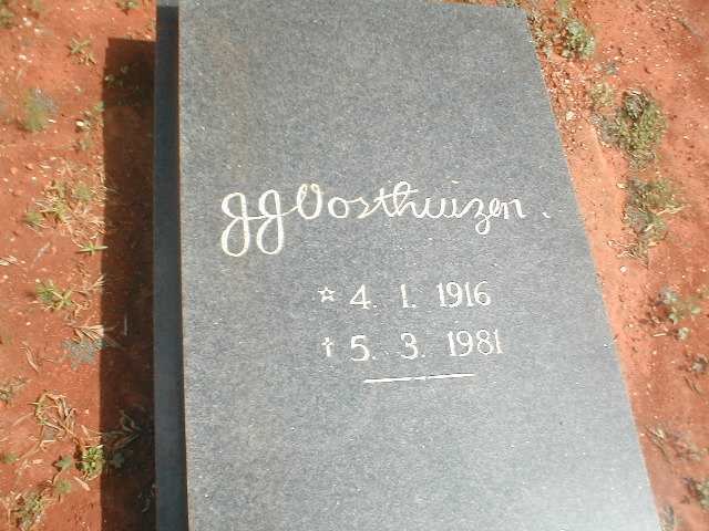 OOSTHUIZEN J.J. 1916-1981