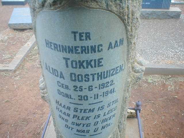 OOSTHUIZEN Alida 1922-1941