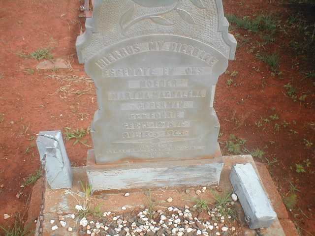 OPPERMAN Martha Magdalena nee FOURIE 1876-1963