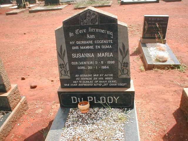 PLOOY Susanna Maria, du nee VENTER 1898-1964