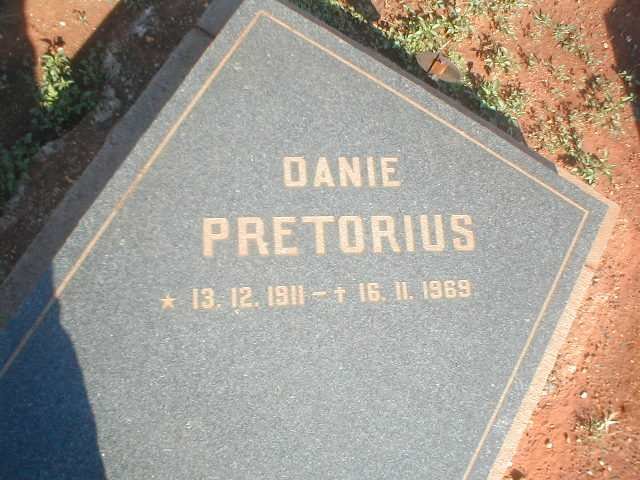 PRETORIUS Danie 1911-1969