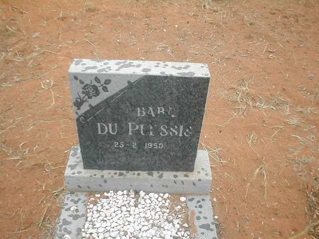 PLESSIS baba, du -1950