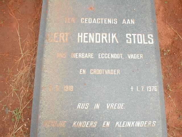 STOLS Gert Hendrik 1918-1976