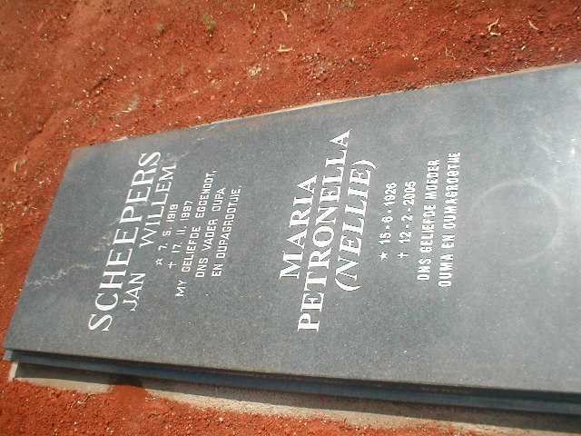 SCHEEPERS Jan Willem 1919-1987 &amp; Maria Petronella 1926-2005