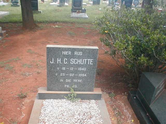 SCHUTTE J.H.C. 1940-1984