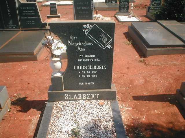 SLABBERT Louis Hendrik 1917-1990