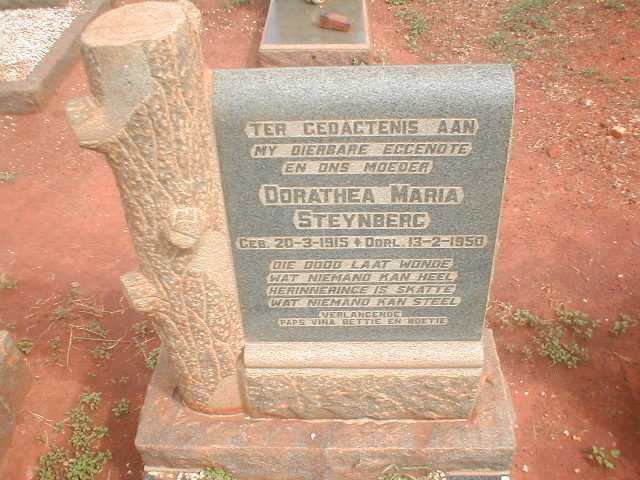 STEYNBERG Dorathea Maria 1915-1950