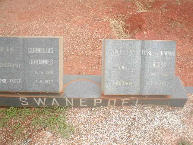 SWANEPOEL Cornelius Johannes 1910-1977 &amp; Elsie Johanna Jacoba 1915-1977