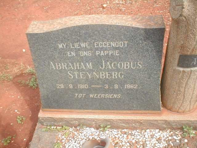 STEYNBERG Abraham Jacobus 1910-1962