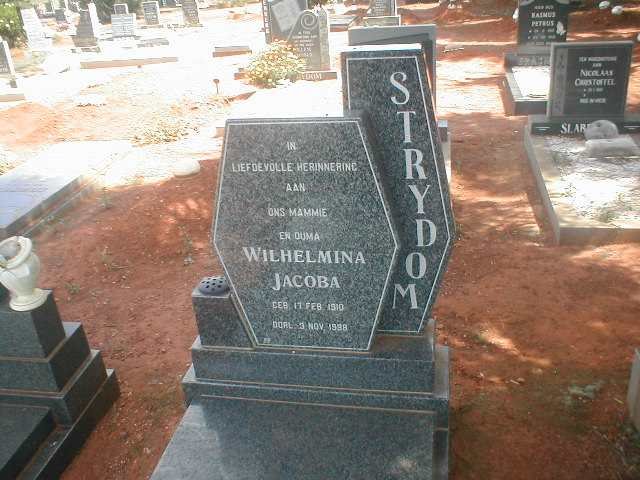 STRYDOM Wilhelmina Jacoba 1910-1988