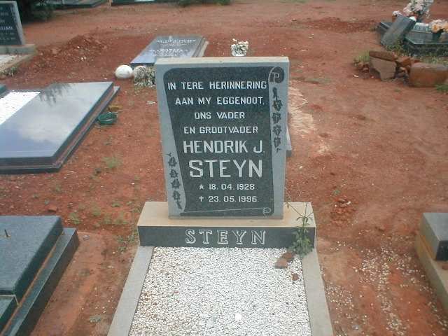 STEYN Hendrik J. 1928-1996