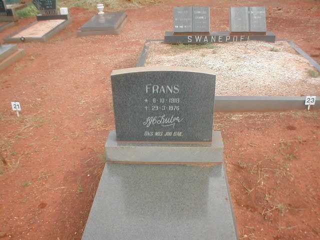TRUTER Frans J.C. 1918-1976