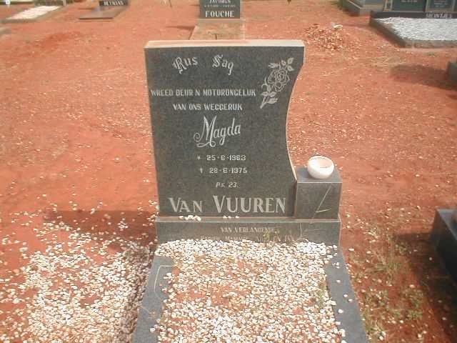 VUUREN Magda, van 1963-1975