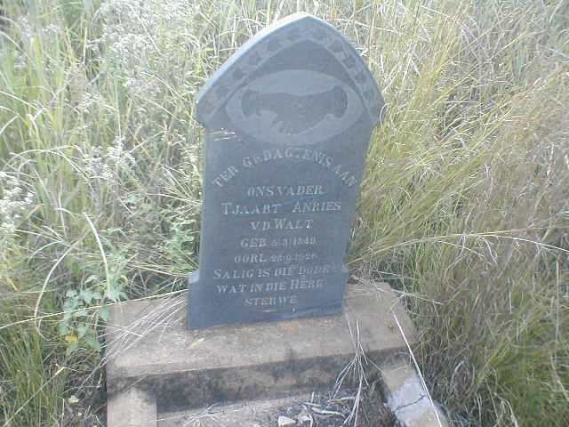 WALT Tjaart Anries 1849 - 1928