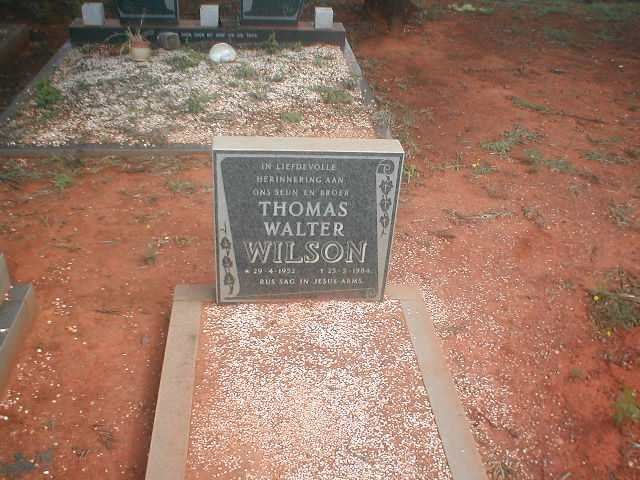 WILSON Thomas Walter 1952-1984