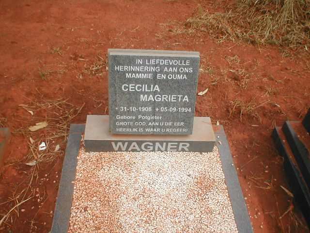 WAGNER Cecelia Magrieta 1908-1994