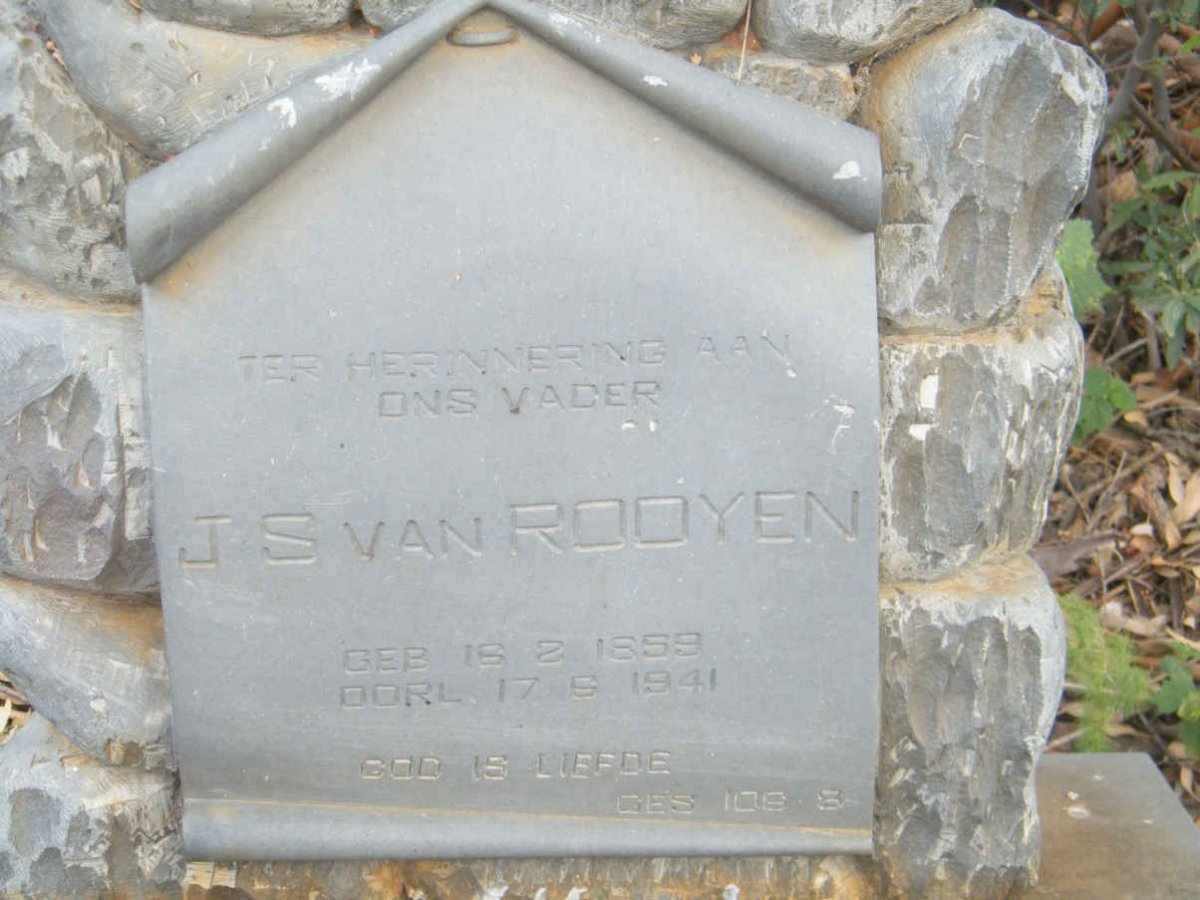 ROOYEN J.S., van 1859-1941