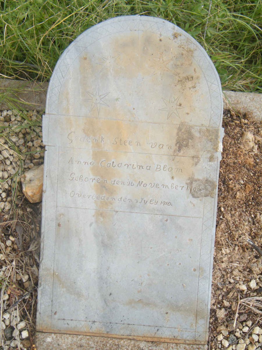BLOM Anna Catarina 1909-1910