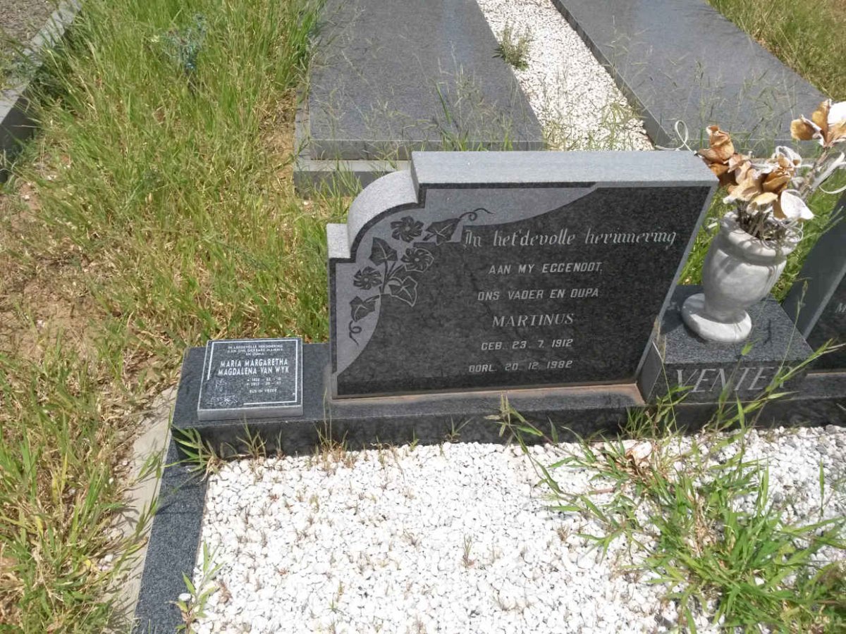 VENTER Martinus 1912-1982