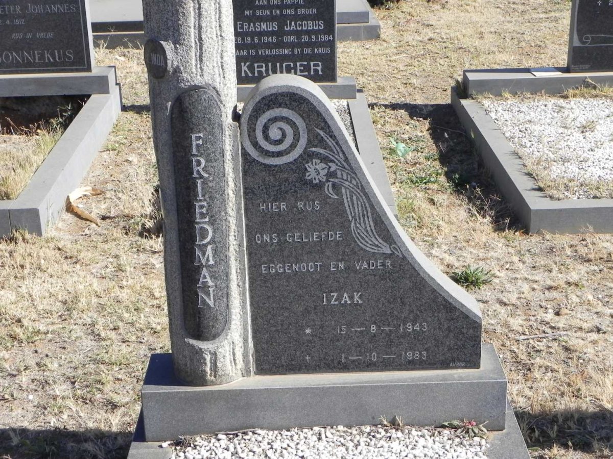 FRIEDMAN Izak 1943-1983