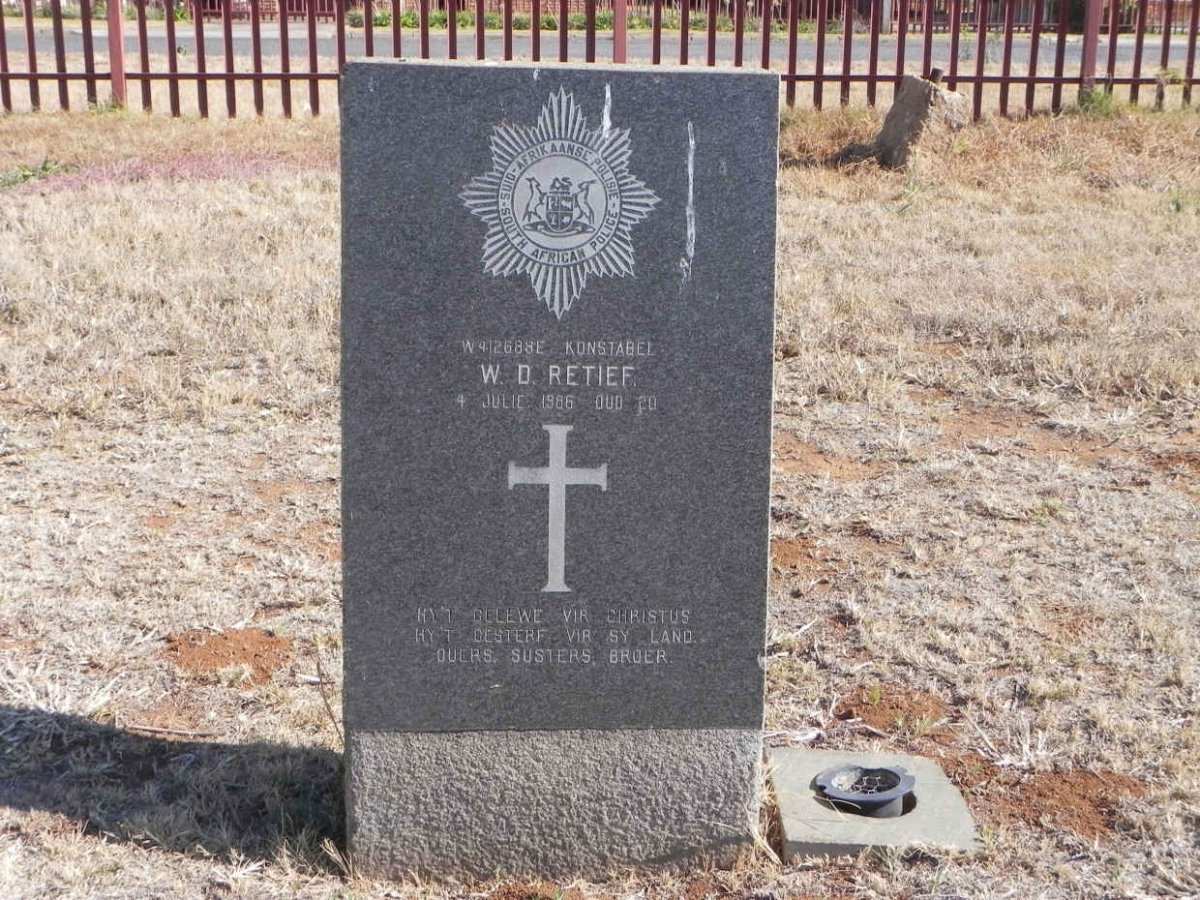 RETIEF W.D. -1986