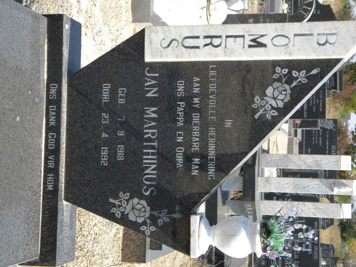 BLOMERUS Jan Marthinus 1918-1992