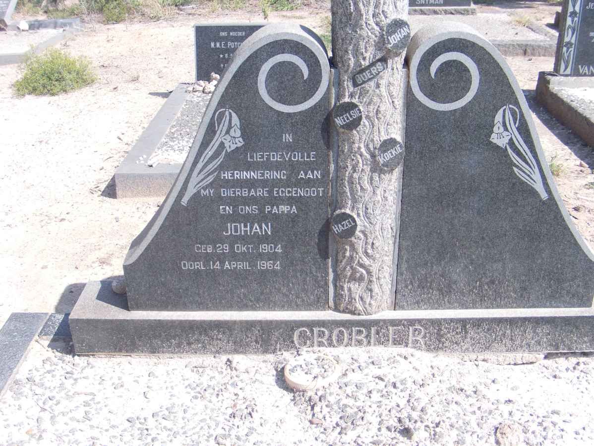 GROBLER Johan 1904-1964
